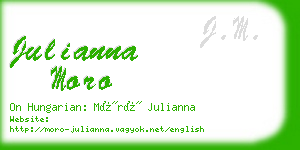 julianna moro business card